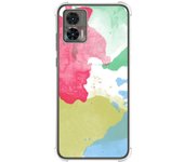 Funda Silicona Antigolpes para Motorola Edge 30 Neo 5G diseño Acuarela 02 Dibujos