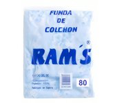 BLOOM STORE-Ram'S Funda de Colchón Punto Madeira Rams 100% Poliéster Cremallera Protección Ácaros Hongos Lavable 80/90/105/135/150 Cm