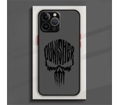 Marvel Art Punisher Phone Case For iPhone 15 14 13 12 11 Pro Max mini XS Max XR X 8 Plus SE Frosted Translucent Cover