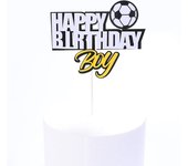 Soccer Birthday Cake Topper Happy Birthday Cake Topper Baby Shower Football Party Boy Birthday Decoration Man Soccer Cake Party