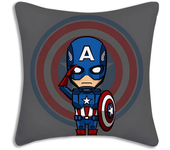 M-Marvel Superheros Spidermans Pillow Covers Cartoon Sofa Decorative Home Double-sided Printing Short Plush Cute Cushion Cover