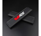 2Pcs Nappa Leather Seat Belt Shoulder Cover Protection Pads for Skoda VRS Octavia Kamiq Kodiaq Karoq RS Superb Fabia Rapid