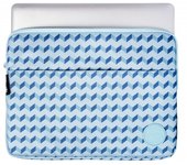 Smile - Funda Sleeve para Portátil y Tablet hasta 13-14 pulgadas estampado geométrico de color Azul 111721040199