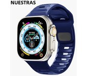 Sport Strap For Apple Watch Ultra band 49mm 45mm 40mm 44mm 42mm 41mm 38mm Silicone Air hole Bracelet iWatch Serie 8 7 6 SE 5 4 3