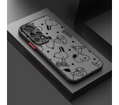 Cartoon Dog SSnoooppy For Redmi Note 12 12S 12T 11 11T 11E 10 10S 9 9T 8 7 Pro Plus 5G Frosted Translucent Phone Case