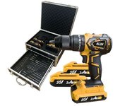 Taladro Percutor Blim 20v Brushless con Maletín de Aluminio y 50 Accesorios