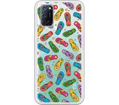 Funda compatible con Oppo A52/A72/A92 - Patron sandalias