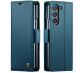 For Samsung Galaxy Z Fold 6 Case Magnetic PU Leather Phone Case for Samsung Z Fold 6 5 5G Wallet with Card Holder Phone Cover
