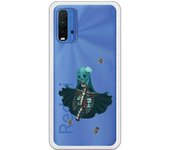 Funda compatible con Xiaomi Redmi 9T/Pocophone M3 - Esqueleto velo