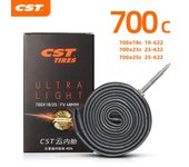 CST ultralight Inner Tube ,700c Road Bicycle Tire Tube ,700x18-25c/700x25-32c ,Presta Valve ,Valve length 48MM 60MM 80MM