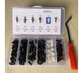 Car Fastener Clips Disassembly tools Auto Body fixing Pin Rivet Set Bumper Door Panel Mixed Plastic Clip Kit  Accessories
