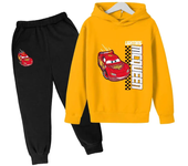 Cars Sweatshirt Boy Sweatshirt girls Lightning McQueen Sweatshirt Hoodies Pants 2Pcs Kids Tracksuits Children Clothing