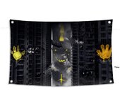 1PC-Cartoon Drawing G-Godzilla Flag Flags And Banners Four Hole Flag Polyester Outdoor Decor
