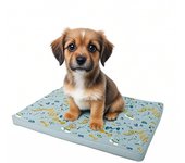 Colchoneta para dormir a prueba de orina para perros, cojín para dormir, caseta para perros, alfombrilla para el suelo de la jaula para mascotas, 80 x 60 x 5 cm