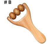 1 PCS Wooden Massage Roller, Instantly Self Massage Waist, Thigh, Legs, Hands, Full Body Roller Tool Massager DIY Maderotherapy