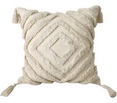 Cotton Tufted Cushion Cover With Tassel Retro Living Room Decorative Pillow Cover For Sofa Home Decor 30x50,45x45cm Pillowcase