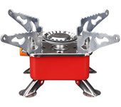 Camping Mini Gas Stove Portable Big Power Heater Gas Stove Cookware Outdoor Tourist Burner Cooker Picnic Cookware Barbecue BBQ
