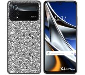 Funda Silicona para Xiaomi POCO X4 Pro 5G diseño Letras Dibujos