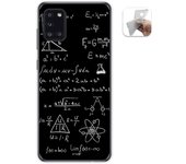 Tumundosmartphone Funda Gel Tpu para Samsung Galaxy A31 diseño Formulas Dibujos