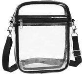 Mochila escolar de gran capacidad, mochila de viaje para exteriores, mochila impermeable de PVC transparente