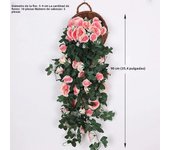 80cm Artificial Flowers Hanging Rose Vine Home Wedding Party Balcony Decor Outdoor DIY Garland Artificial Plants Fake Flower