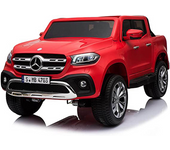 Coche Pick Up Mercedes rojo bateria 12V Rojo 141X78X66Cm Runruntoys  (Injusa 4091)