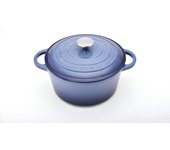 MAXWORK Cocotte Olla Esmaltada de Hierro Fundido, Cocotte Redonda, Olla de Sopa Φ22 Φ24 Φ26