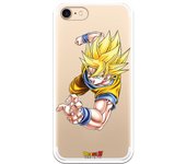 Funda original compatible con iPhone 7 o IPhone 8 o SE 2020 con un diseño de Dragon Ball Z Goku SS1 Special