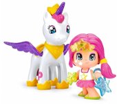 Figura Pinypon y su Unicornio Volador de Famosa