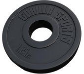 Gorilla Sports Disco de pesas olímpico 50/51 mm de plástico