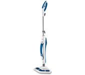 Polti Vaporetto SV460_Double - Escoba a vapor doble función con limpiador portátil, Extra dotación de paños, cepillo Vaporforce, 17 accesorios, Color Blanco/Azul