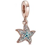 Pandora - Abalorio Colgante de Estrella de Mar brillantemente, Viene con El embalaje de Caja De Regno original.