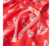 Mono para Niños con Estampado de Corazones Ropa Infantil de Manga Corta Rojo