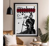Vintage Japanese Anime Manga Miyamoto Musashi Vagabond Bushido Warrior Art Poster Canvas Painting Wall Prints Picture Home Decor