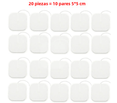Almohadillas de electrodos TENS EMS, Parche de Gel de masaje, estimulador muscular nervioso, electrodos Tens, fisioterapia de acupuntura Digital, 10/20/50 piezas