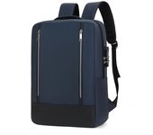 Mochila de gran capacidad con bloqueo de contraseña para hombre, mochila impermeable, viaje de negocios, mochila de carga USB