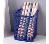 1Pcs New Pencil Holder Office Desk Metal Mesh Square Pen Pot Cup Case Container Organiser Durable Pencil Case