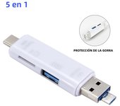 New 6 in 1/ TYPE-C/ 5 in 1 Multi-function Card Reader Usb/TF/SD Flash Drive Memory Card for Adapter Mobile Phone Laptop Computer