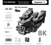 New K10 MAX Rc Drone GPS 8K With HD Camera 5G WIFI FPV Brushless Obstacle Avoidance Foldables Remote Control Quadcopter Toy Gift
