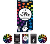 If You were a Party Game Juego de Mesa para Adultos con Preguntas absurdas y votación a Dedo con Tarjetas en español y Ruedas de puntuación, para 3-8 Jugadores (Mattel JGG87)