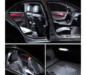 Blue LED Car Interior Lights Canbus For Peugeot 2008 3008 4007 4008 5008 RCZ 207 208 307 308 407 508 White Indoor Signal Lamp