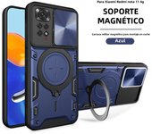 Magsafe Magnetic Camera protection case for Xiaomi Redmi Note 11 Pro 11E Pro Armor Hybrid Metal Ring Back Cover For Note 11s 11A