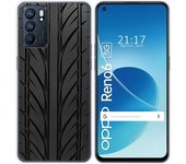 Funda Silicona para Oppo Reno 6 5G diseño Neumatico Dibujos