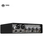 TEYUN Q-24 Q-22 Q-12 Professional Sound Card Audio Mixer Channel Monitoring Electric Guitar Live Recording For Studio Singing