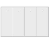 Zemismart Zigbee Push Wall Light Switches Work with Tuya Alexa Google Home Smartthings via hub 1 2 3 4 Gang Neutral Interruptor
