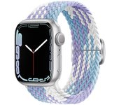 Braided Solo Loop For Apple Watch Band Ultra 44mm 40mm 49mm 45mm 41mm 42mm Elastic Nylon Bracelet iWatch series 9 8 7 se 6 strap