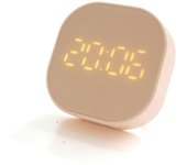 Reloj despertador Pequeño, sencillo, luminoso, Silencioso, electrónico, para Mesita de Noche, mini