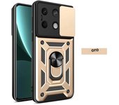 Armor Case For Xiaomi Poco X6 Pro C65 C40 M6 M5 F6 F5 X5 X4 F4 GT Cover Lens Protection With Ring Magnetic Holder Coque Fundas