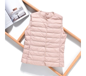 2024 New Spring Autumn Fashionable Outerwear Warm Vests Light Down Women Waistcoat Portable Warm Sleeveless Liner Casual