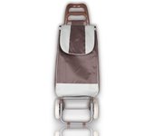 Carro de Compras Plegable con Bolsillo Interior - Carro de Compras Capacidad de Almacenamiento 25 Litros - Dimensiones 36x31x91 - 2 Ruedas - Peso Ligero y Tamaño Compacto - KARAWAN.